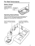 Предварительный просмотр 3 страницы Panasonic KXT4410B - CORDLES/ANS MAC/HYBR Operating Instructions Manual