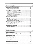 Предварительный просмотр 5 страницы Panasonic KXT4410B - CORDLES/ANS MAC/HYBR Operating Instructions Manual