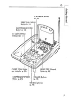 Предварительный просмотр 7 страницы Panasonic KXT4410B - CORDLES/ANS MAC/HYBR Operating Instructions Manual