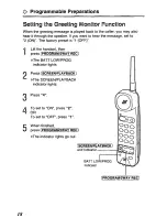 Предварительный просмотр 18 страницы Panasonic KXT4410B - CORDLES/ANS MAC/HYBR Operating Instructions Manual