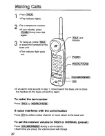 Предварительный просмотр 20 страницы Panasonic KXT4410B - CORDLES/ANS MAC/HYBR Operating Instructions Manual