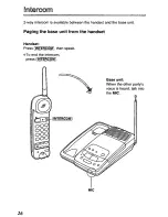 Предварительный просмотр 26 страницы Panasonic KXT4410B - CORDLES/ANS MAC/HYBR Operating Instructions Manual