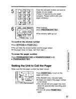 Предварительный просмотр 35 страницы Panasonic KXT4410B - CORDLES/ANS MAC/HYBR Operating Instructions Manual