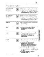 Предварительный просмотр 39 страницы Panasonic KXT4410B - CORDLES/ANS MAC/HYBR Operating Instructions Manual