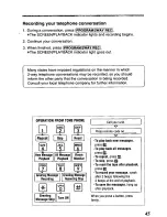 Предварительный просмотр 45 страницы Panasonic KXT4410B - CORDLES/ANS MAC/HYBR Operating Instructions Manual