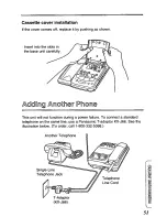 Предварительный просмотр 51 страницы Panasonic KXT4410B - CORDLES/ANS MAC/HYBR Operating Instructions Manual