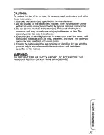 Предварительный просмотр 57 страницы Panasonic KXT4410B - CORDLES/ANS MAC/HYBR Operating Instructions Manual