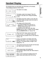 Предварительный просмотр 9 страницы Panasonic KXTC1710B - CORDLESS 900 ANALOG User Manual