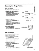 Предварительный просмотр 19 страницы Panasonic KXTC1710B - CORDLESS 900 ANALOG User Manual