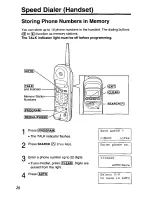 Предварительный просмотр 28 страницы Panasonic KXTC1710B - CORDLESS 900 ANALOG User Manual