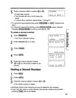 Предварительный просмотр 29 страницы Panasonic KXTC1710B - CORDLESS 900 ANALOG User Manual