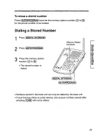 Предварительный просмотр 31 страницы Panasonic KXTC1710B - CORDLESS 900 ANALOG User Manual