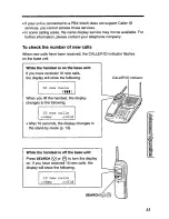 Предварительный просмотр 33 страницы Panasonic KXTC1710B - CORDLESS 900 ANALOG User Manual