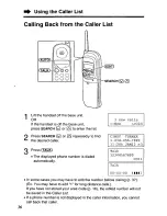 Предварительный просмотр 36 страницы Panasonic KXTC1710B - CORDLESS 900 ANALOG User Manual