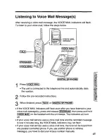 Предварительный просмотр 43 страницы Panasonic KXTC1710B - CORDLESS 900 ANALOG User Manual