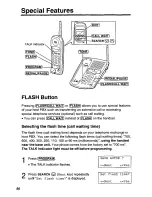 Предварительный просмотр 46 страницы Panasonic KXTC1710B - CORDLESS 900 ANALOG User Manual