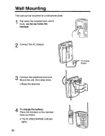 Предварительный просмотр 50 страницы Panasonic KXTC1710B - CORDLESS 900 ANALOG User Manual