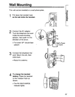 Preview for 11 page of Panasonic KXTC910DB - CORDLESS 900 ANALOG User Manual