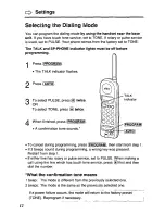 Предварительный просмотр 12 страницы Panasonic KXTC933B - CORDLESS 900 ANALOG User Manual