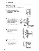 Предварительный просмотр 14 страницы Panasonic KXTC933B - CORDLESS 900 ANALOG User Manual