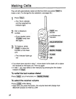 Предварительный просмотр 18 страницы Panasonic KXTC933B - CORDLESS 900 ANALOG User Manual