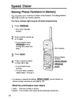 Предварительный просмотр 22 страницы Panasonic KXTC933B - CORDLESS 900 ANALOG User Manual