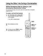 Предварительный просмотр 24 страницы Panasonic KXTC933B - CORDLESS 900 ANALOG User Manual