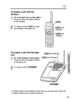 Предварительный просмотр 25 страницы Panasonic KXTC933B - CORDLESS 900 ANALOG User Manual