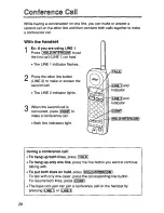 Предварительный просмотр 28 страницы Panasonic KXTC933B - CORDLESS 900 ANALOG User Manual