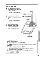 Предварительный просмотр 29 страницы Panasonic KXTC933B - CORDLESS 900 ANALOG User Manual