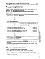 Предварительный просмотр 33 страницы Panasonic KXTC933B - CORDLESS 900 ANALOG User Manual