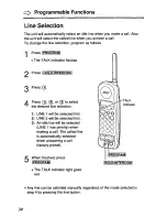 Предварительный просмотр 34 страницы Panasonic KXTC933B - CORDLESS 900 ANALOG User Manual