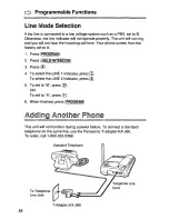 Предварительный просмотр 36 страницы Panasonic KXTC933B - CORDLESS 900 ANALOG User Manual