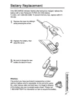 Предварительный просмотр 37 страницы Panasonic KXTC933B - CORDLESS 900 ANALOG User Manual