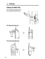 Preview for 14 page of Panasonic KXTC935B - CORDLESS 900 ANALOG User Manual