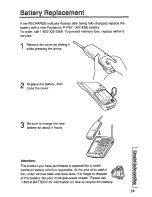 Preview for 39 page of Panasonic KXTC935B - CORDLESS 900 ANALOG User Manual