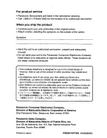 Preview for 48 page of Panasonic KXTC935B - CORDLESS 900 ANALOG User Manual