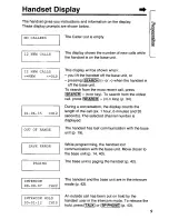 Preview for 9 page of Panasonic KXTCC912B - CORDLESS 900 ANALOG User Manual