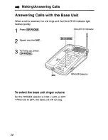 Preview for 24 page of Panasonic KXTCC912B - CORDLESS 900 ANALOG User Manual