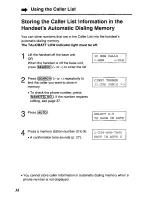 Preview for 38 page of Panasonic KXTCC912B - CORDLESS 900 ANALOG User Manual