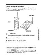 Preview for 41 page of Panasonic KXTCC912B - CORDLESS 900 ANALOG User Manual