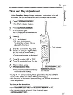 Предварительный просмотр 15 страницы Panasonic KXTCM415B - CORDLES/ANS MAC/HYBR User Manual