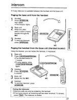 Предварительный просмотр 23 страницы Panasonic KXTCM415B - CORDLES/ANS MAC/HYBR User Manual