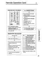 Предварительный просмотр 39 страницы Panasonic KXTCM415B - CORDLES/ANS MAC/HYBR User Manual