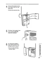 Предварительный просмотр 43 страницы Panasonic KXTCM415B - CORDLES/ANS MAC/HYBR User Manual