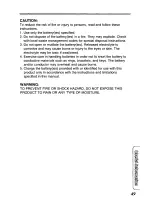 Предварительный просмотр 49 страницы Panasonic KXTCM415B - CORDLES/ANS MAC/HYBR User Manual