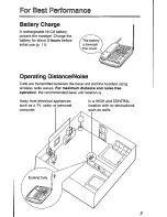 Preview for 3 page of Panasonic KXTCM422B - CORDLES/ANS MAC/HYBR User Manual