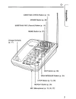 Preview for 7 page of Panasonic KXTCM422B - CORDLES/ANS MAC/HYBR User Manual