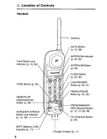 Preview for 8 page of Panasonic KXTCM422B - CORDLES/ANS MAC/HYBR User Manual