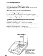 Preview for 14 page of Panasonic KXTCM422B - CORDLES/ANS MAC/HYBR User Manual